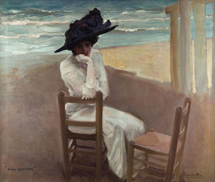 Cecilio Plá~A seagull. by finemasterpiece