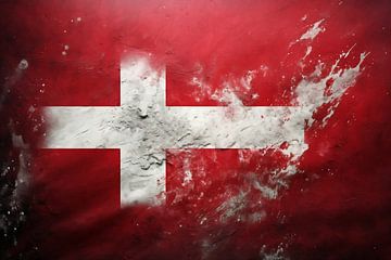 Vlag Denemarken van fernlichtsicht