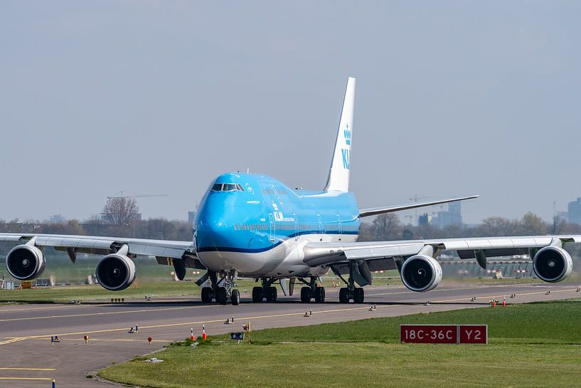 KLM Boeing 747-400  by Jaap van den Berg