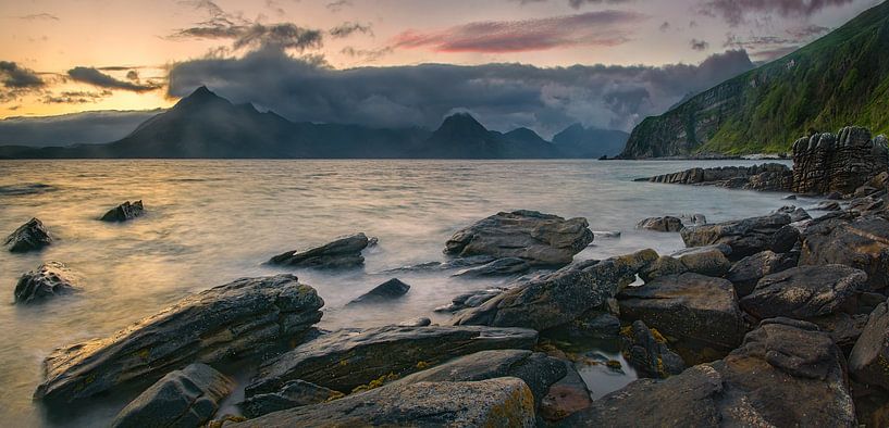 Loch Scavaig Panorama by Wojciech Kruczynski