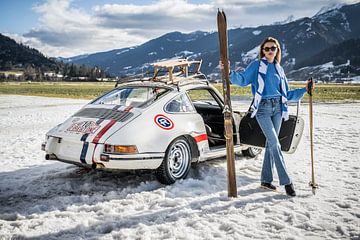 Porsche 911 im Schnee!