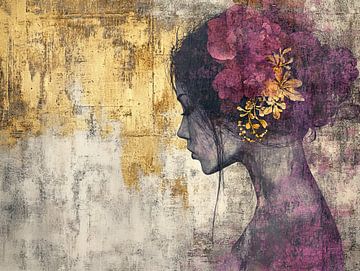 Vrouw goud | Vrouw in Aardetinten