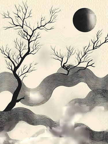 Moderne minimale natuur