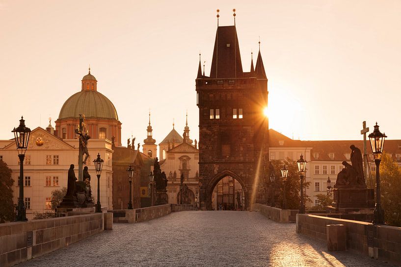 Charles Bridge at sunrise, Prague by Markus Lange