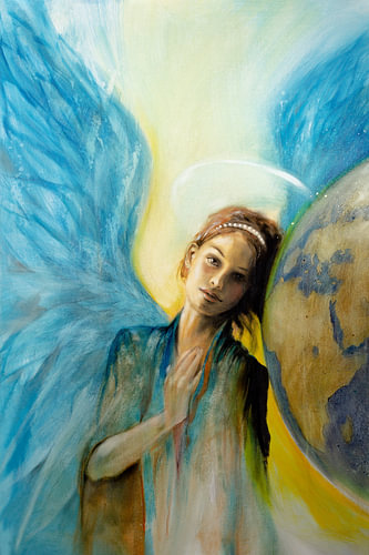 Image of an angel "Die Bitte"