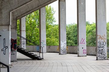 Praag, Tsjechië, 30 mei 2024: Het Grote Strahov Stadion, Praag, Tsjechië. Langer dan elk huidig of voormalig sportstadion. van de-nue-pic