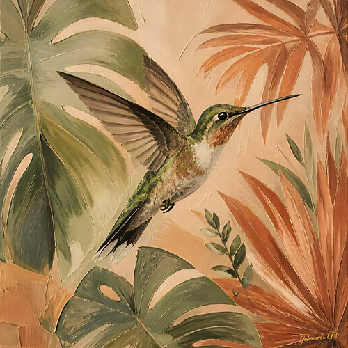 Imperial Jungle Collection - Hummingbird