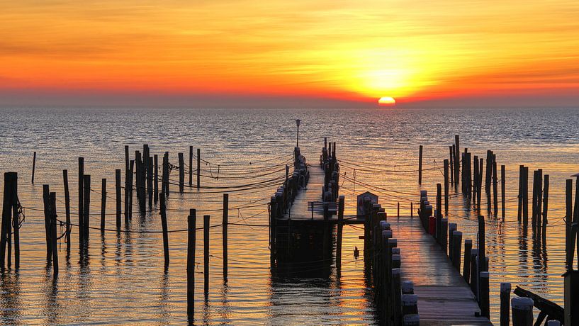 Zonsopgang Port Rantum van Bodo Balzer