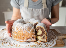 Traditionele marmercake met poedersuiker – zelfgemaakt van Angelika Heine