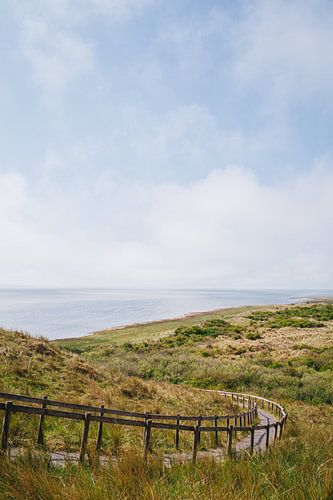 La voie verte vers la mer des Wadden près d'Ameland | Photographie d'art de la nature aux Pays-Bas