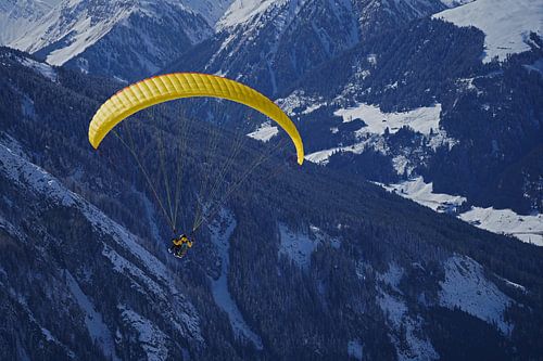 Paragliding in de Tuxer Alpen