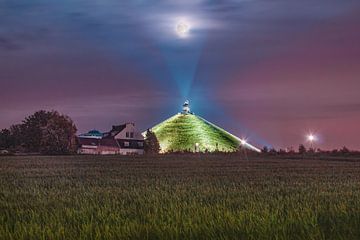 Supermoon Lion of Waterloo | Landscape | Night Photography by Daan Duvillier | Dsquared Photography
