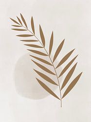 Moderne abstrakte Kunst - Gold-Zweig
