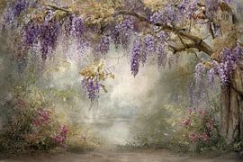 Wisteria by the Water – A Gentle Spring Dream by Joriali Fine Art