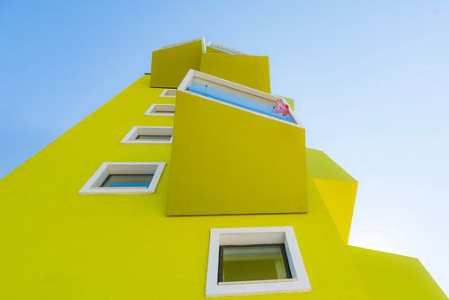 Zomerse groene balkons