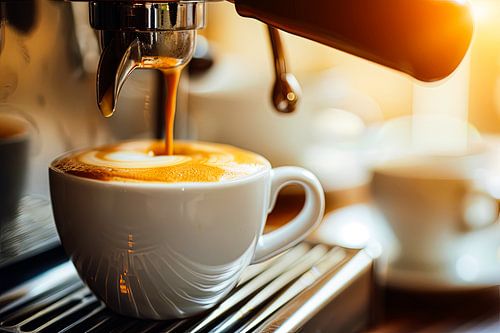 koffie of cappuccino bereiden