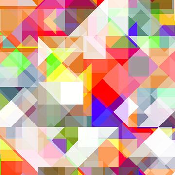 Bauhaus Stile 377 Orange and Red von Claudia Gründler