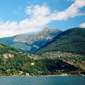 Mountains on Lake Maggiore I Ticino, Switzerland by Floris Trapman