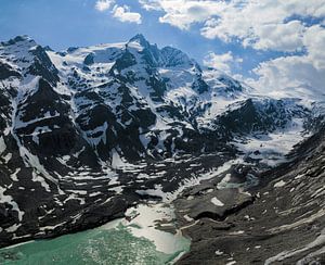 Montagne Grossglockner en Autriche au printemps sur Sjoerd van der Wal Photographie