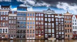 Grachtenhäuser in Amsterdam von Hamperium Photography