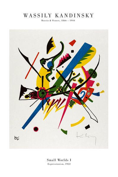 Wassily Kandinsky - Small Worlds I by Old Masters