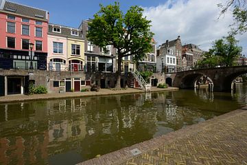 Oudegracht mit Geertebrug in Utrecht von In Utrecht