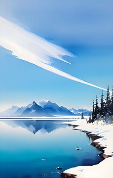 paysage Alaska sur create.ai