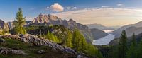 Zonsopgang over Königsee met Watzmann van Dieter Meyrl thumbnail