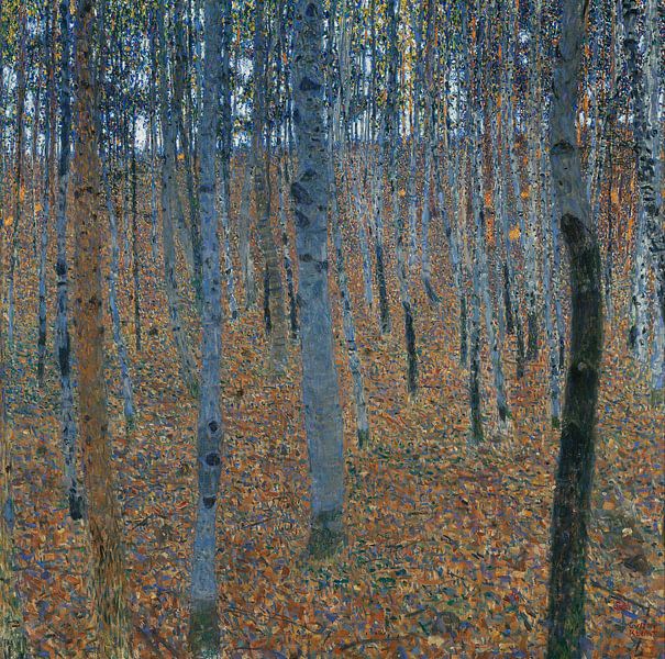 Beukenbos I, Gustav Klimt - 1902 van Het Archief