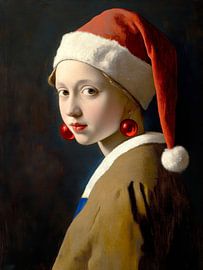 Weihnachtsmädchen von Poster Art Shop