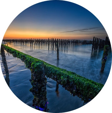 Zonsondergang aan Opaalkust