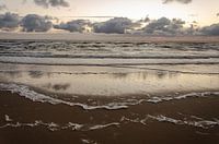 Strand Callantsoog bij schemering