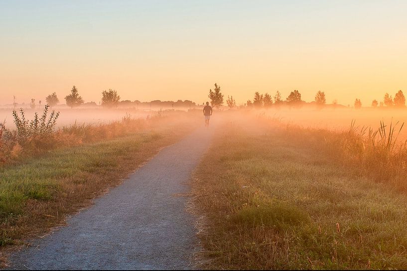 hardloper zonsopkomst van Henny Reumerman