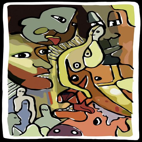 Lustobjekt in matten Farben