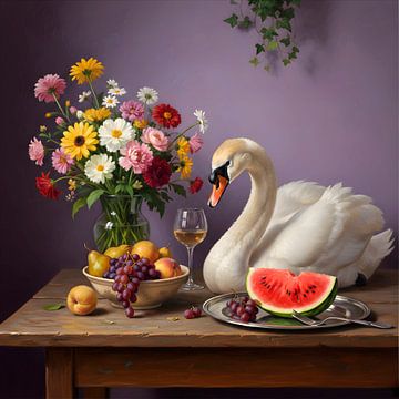 Schwanensee der Stille von Uwe Kiefer