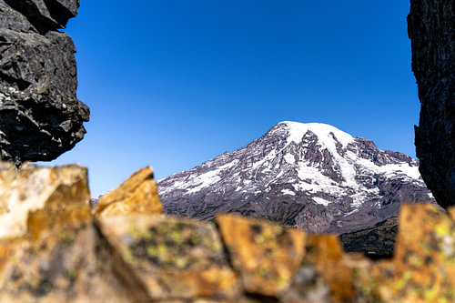 Through the Rocks of Mount Rainier