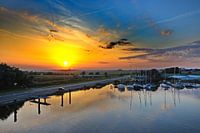 Sonnenuntergang im Luneort