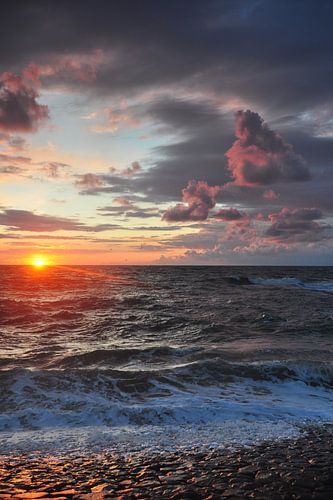 mooie zonsondergang in de zomer