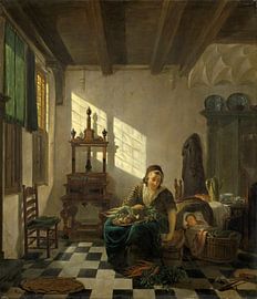 The Housewife, Abraham van Strij
