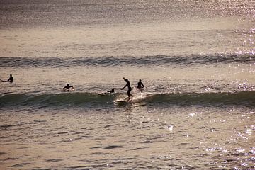 Surfer à Malibu sur Bas Koster