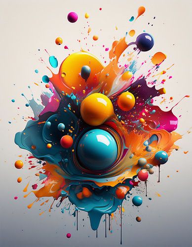 Kunstkleuren in kunstpatroon