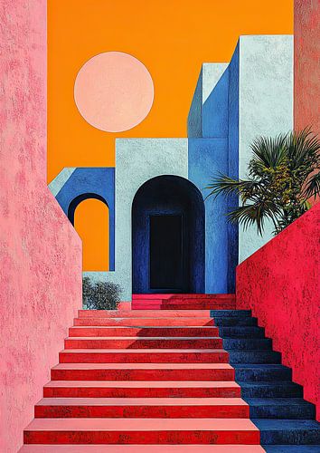 Surrealisme Architectuur Ontwerp Meetkunde