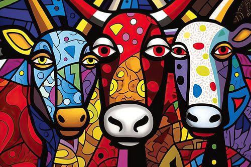 Bunte Kühe malen | Coloured Grazers Galerie