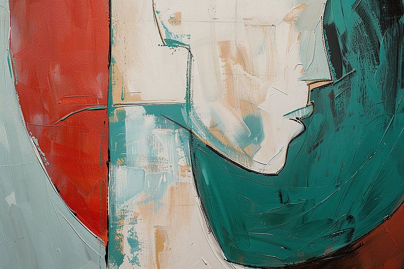 Woman Face | Abstract Face by Eye catching paintings