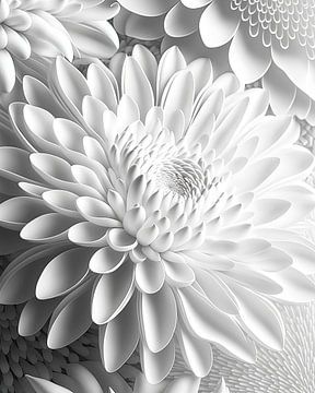 Witte bloem van Bert Nijholt