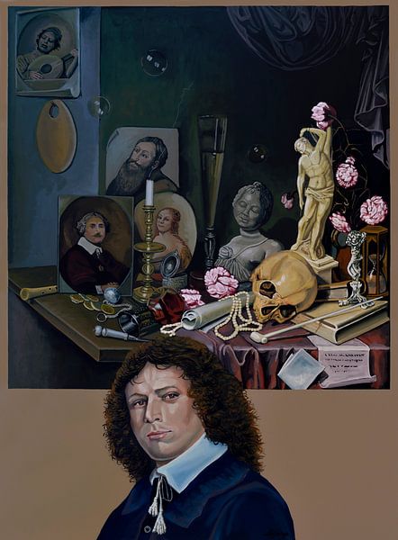David Bailly Vanitas Still Life Painting by Paul Meijering