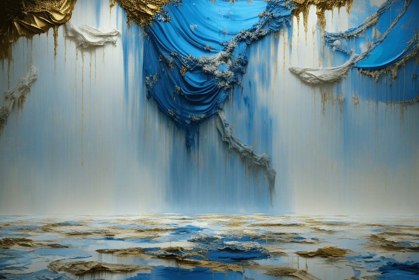 Blanc, bleu, or par Mark Bosman