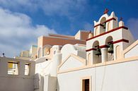 Kerkklokken op Santorini, Griekenland van Adelheid Smitt thumbnail