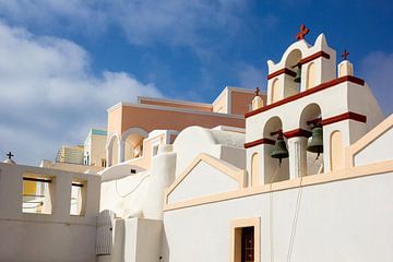 Kerkklokken op Santorini, Griekenland