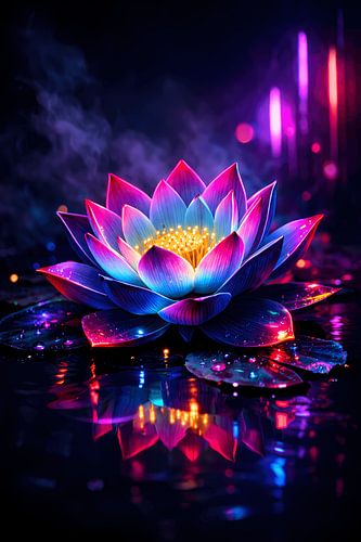 Luminous Lotus Dreamscape